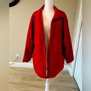 29”” long from top of collar to bottom of jacket. Bilat. Side zippers. Primaloft